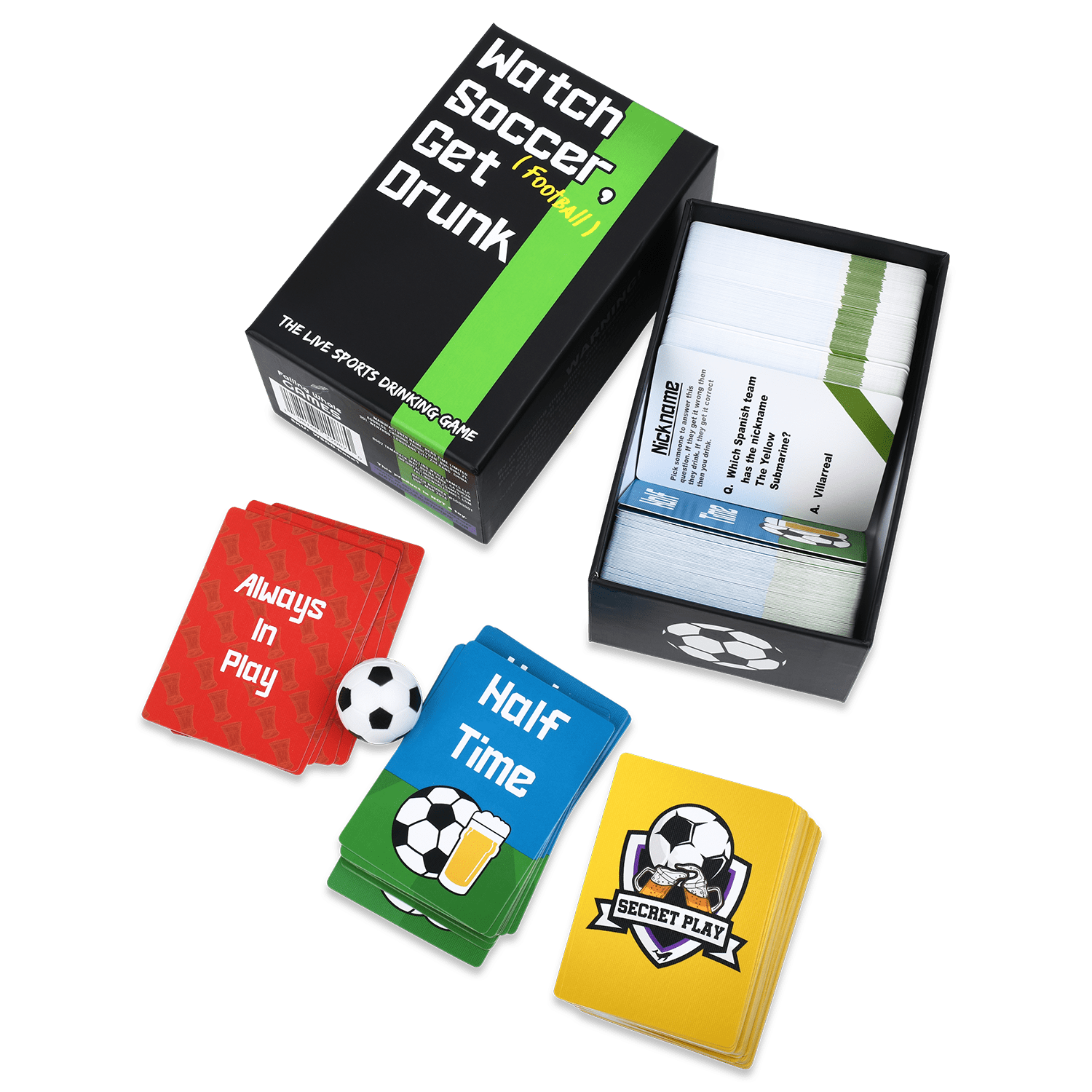 WATCH SOCCER, GET DRUNK - The Live Soccer Drinking Game