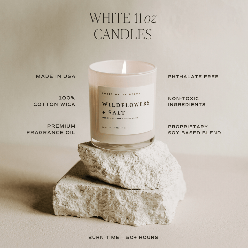 Ube Latte Soy Candle - White Jar - 11 oz