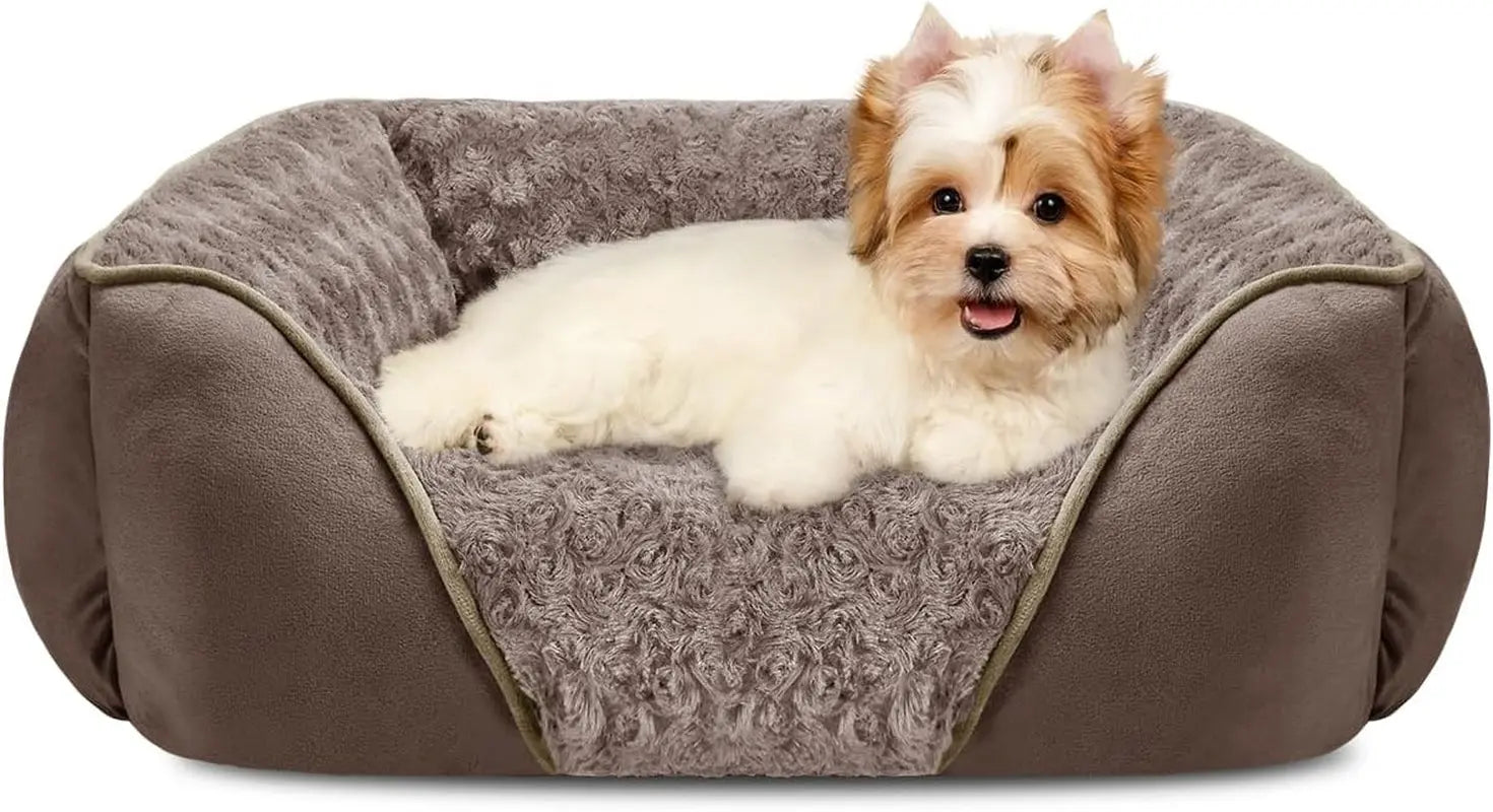 Washable Orthopedic Dog Bed – Soft Calming Pet Sofa for Small to Large Dogs