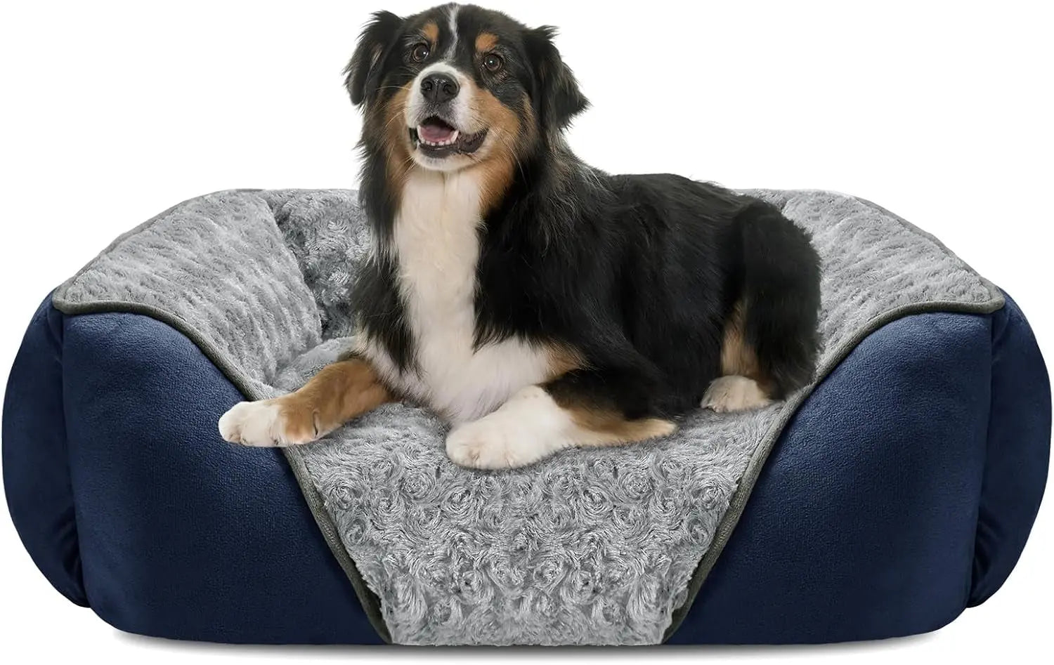 Washable Orthopedic Dog Bed – Soft Calming Pet Sofa for Small to Large Dogs