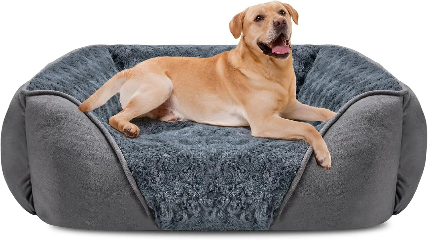 Washable Orthopedic Dog Bed – Soft Calming Pet Sofa for Small to Large Dogs