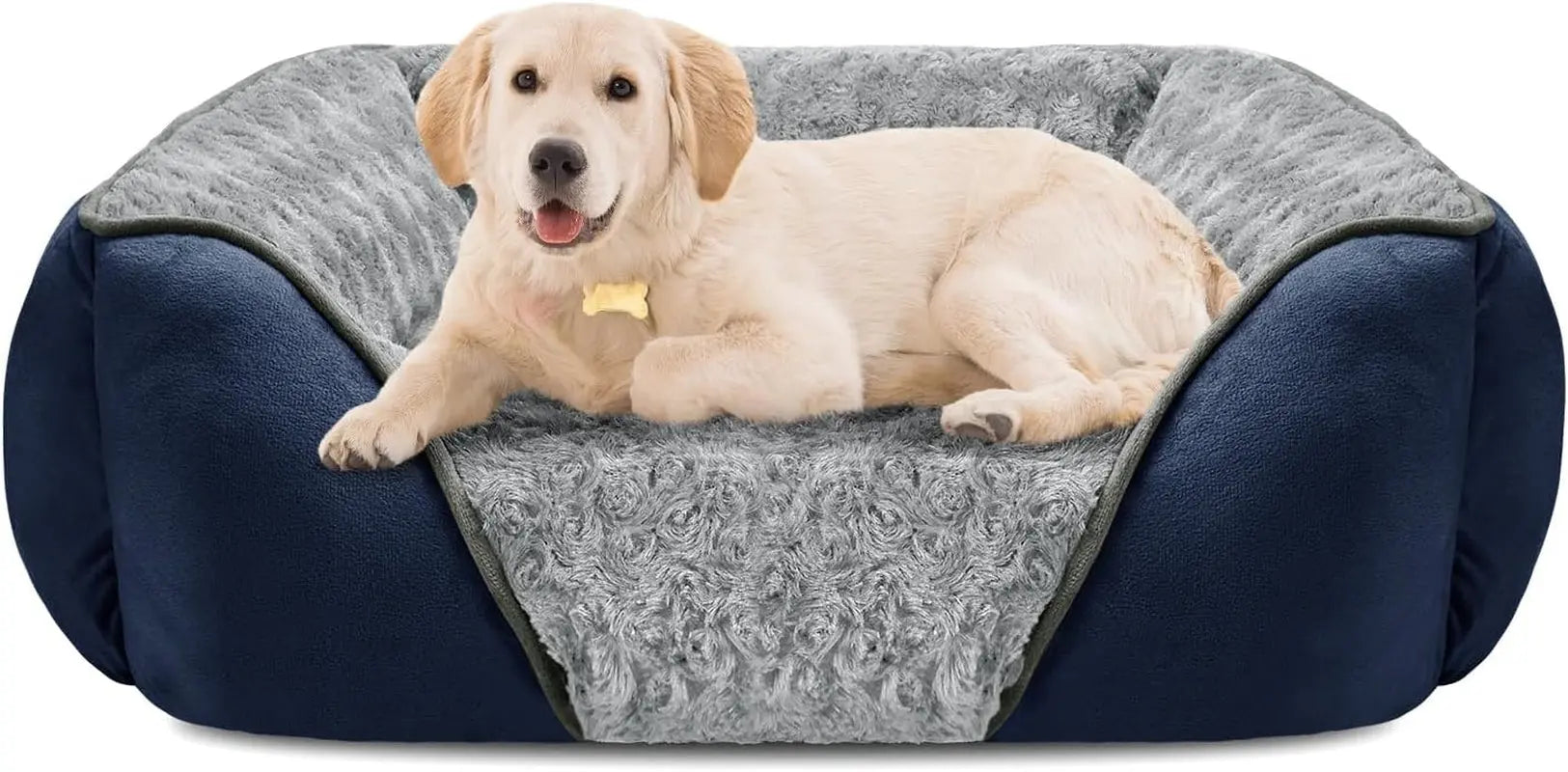 Washable Orthopedic Dog Bed – Soft Calming Pet Sofa for Small to Large Dogs