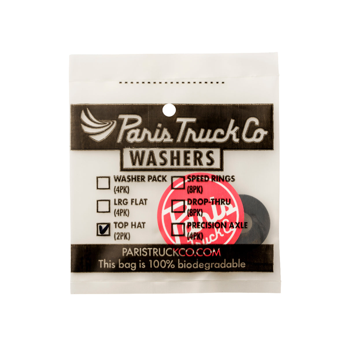 Paris Top Hat Washers