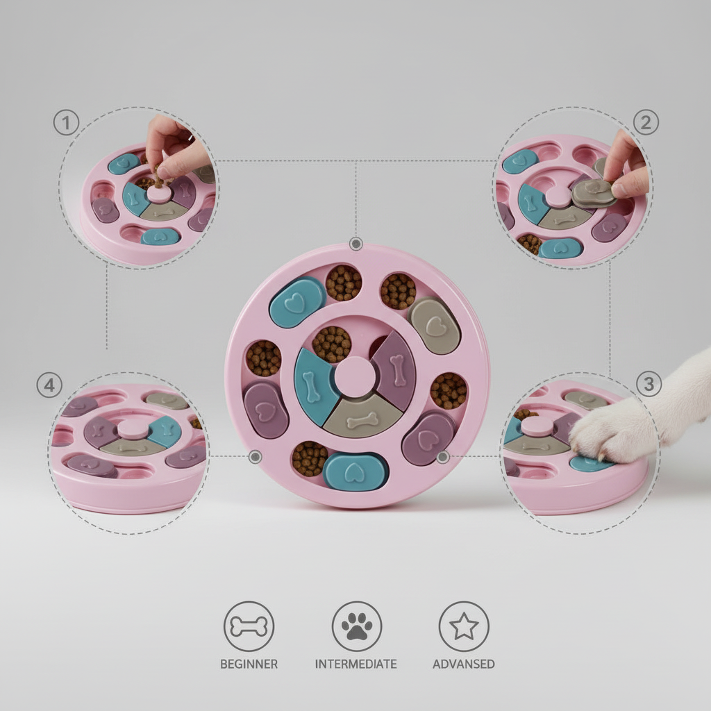Interactive Puzzle Slow Feeder Toy