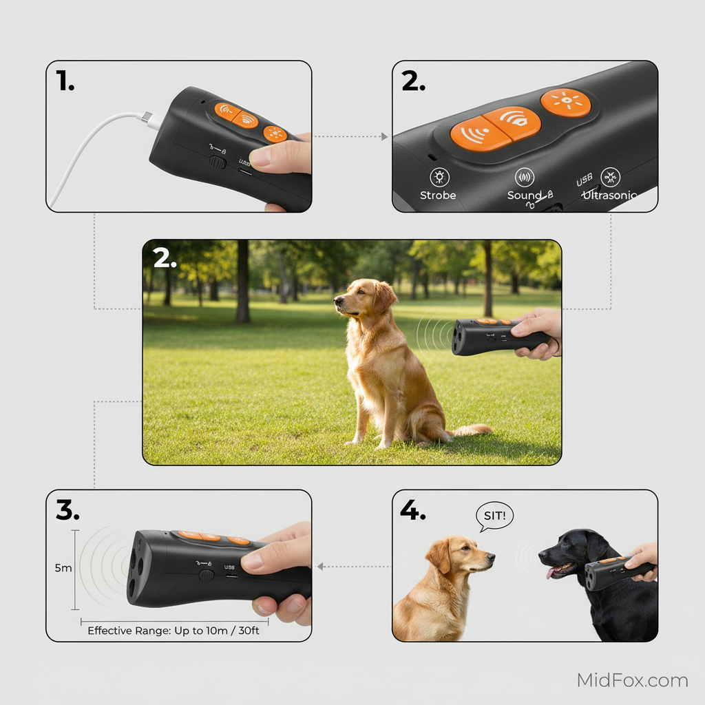 Ultrasonic Dog Training Device
