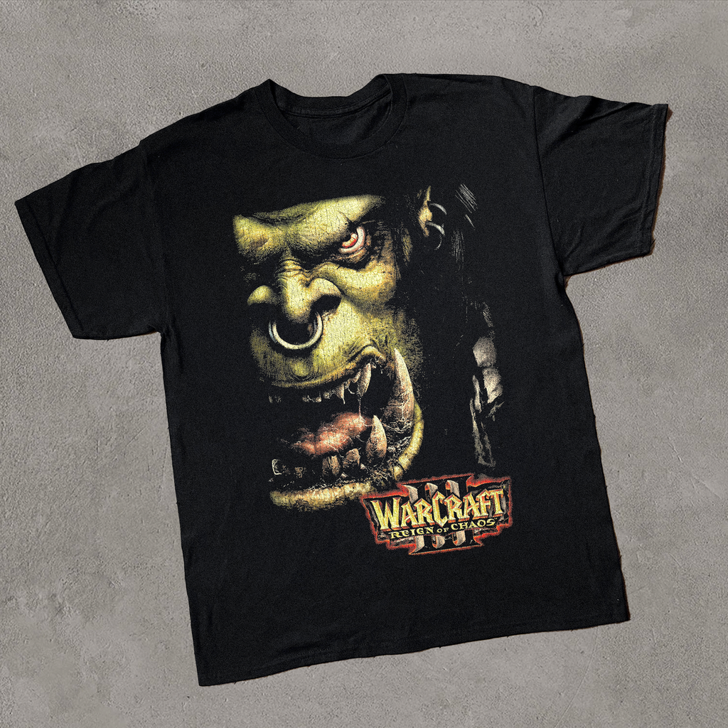 02 Warcraft Iii Reign Of Chaos Black T-Shirt