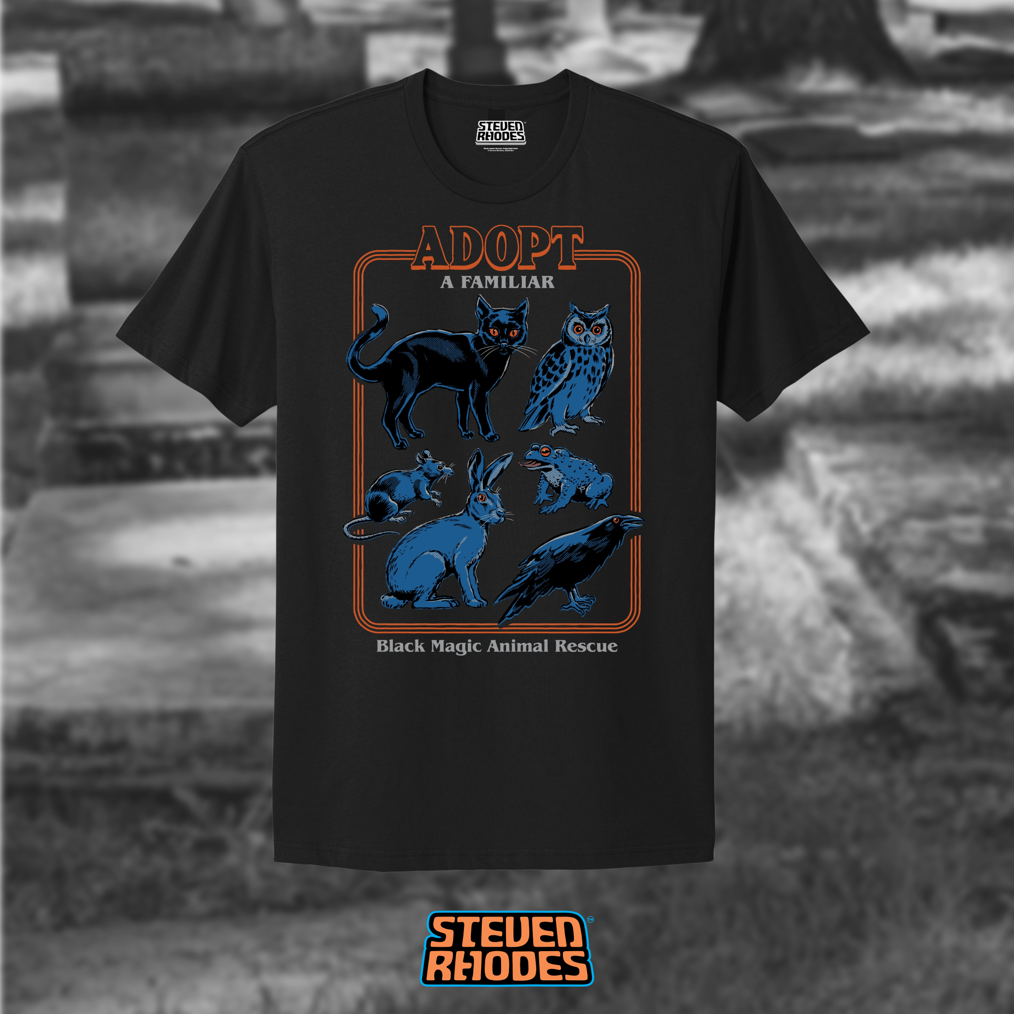 Adopt a Familiar Vol. 1 Black T-shirt