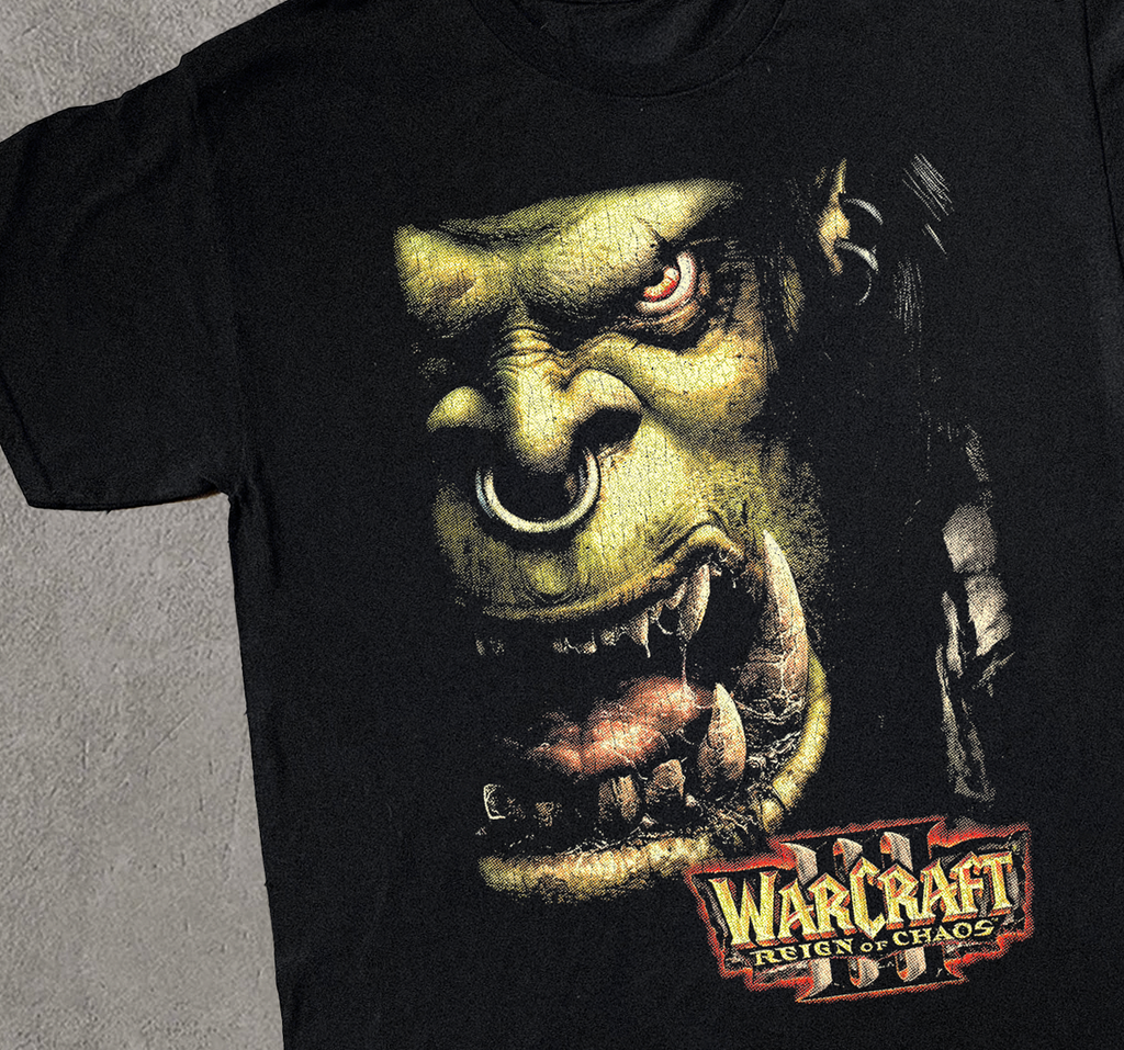 02 Warcraft Iii Reign Of Chaos Black T-Shirt