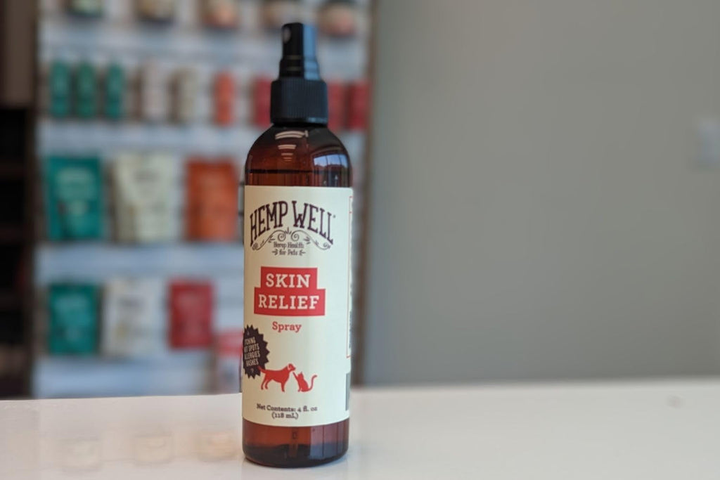 Hemp Itch Relief Spray for Dogs & Cats Skin Soothing Support