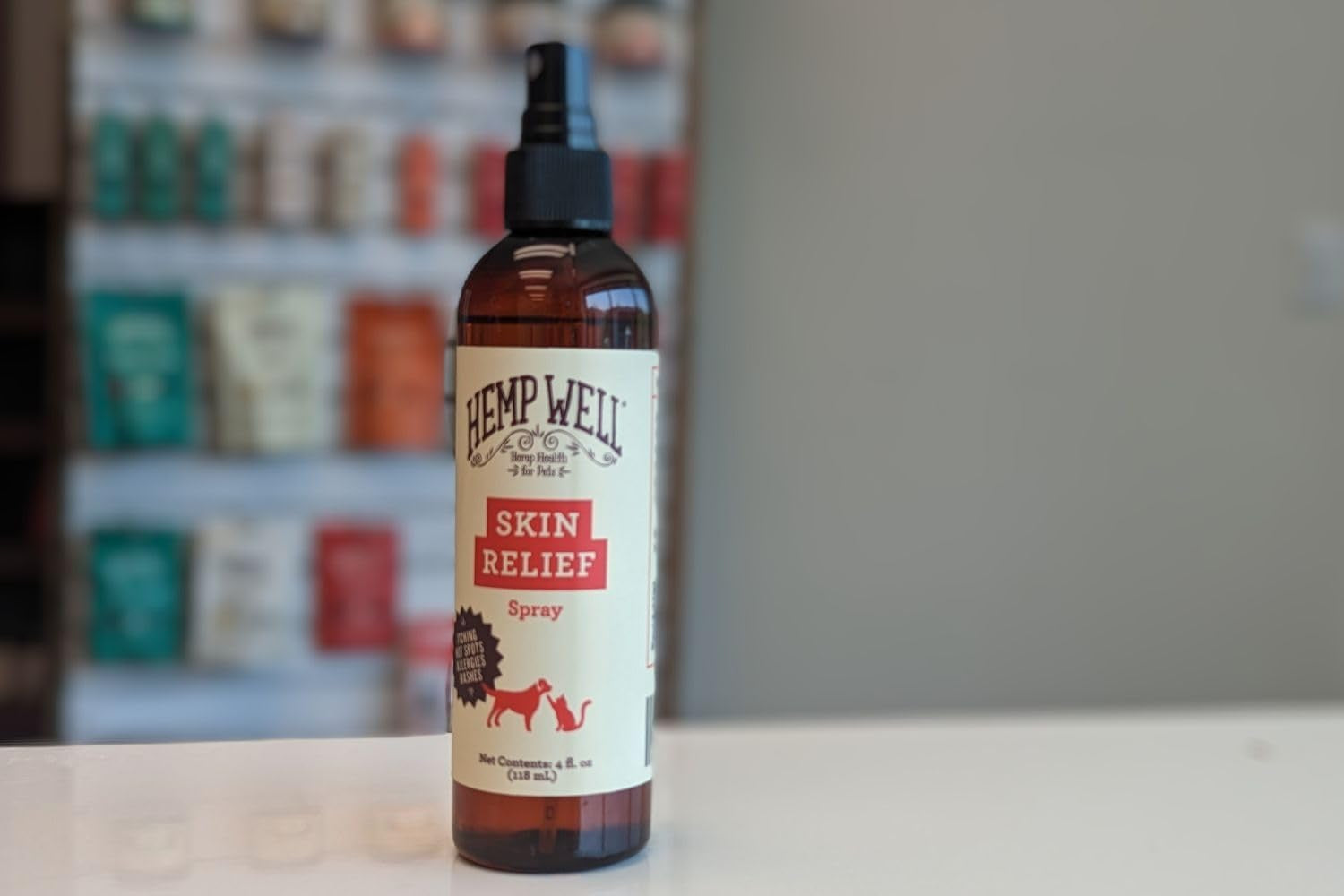 Hemp Itch Relief Spray for Dogs & Cats Skin Soothing Support