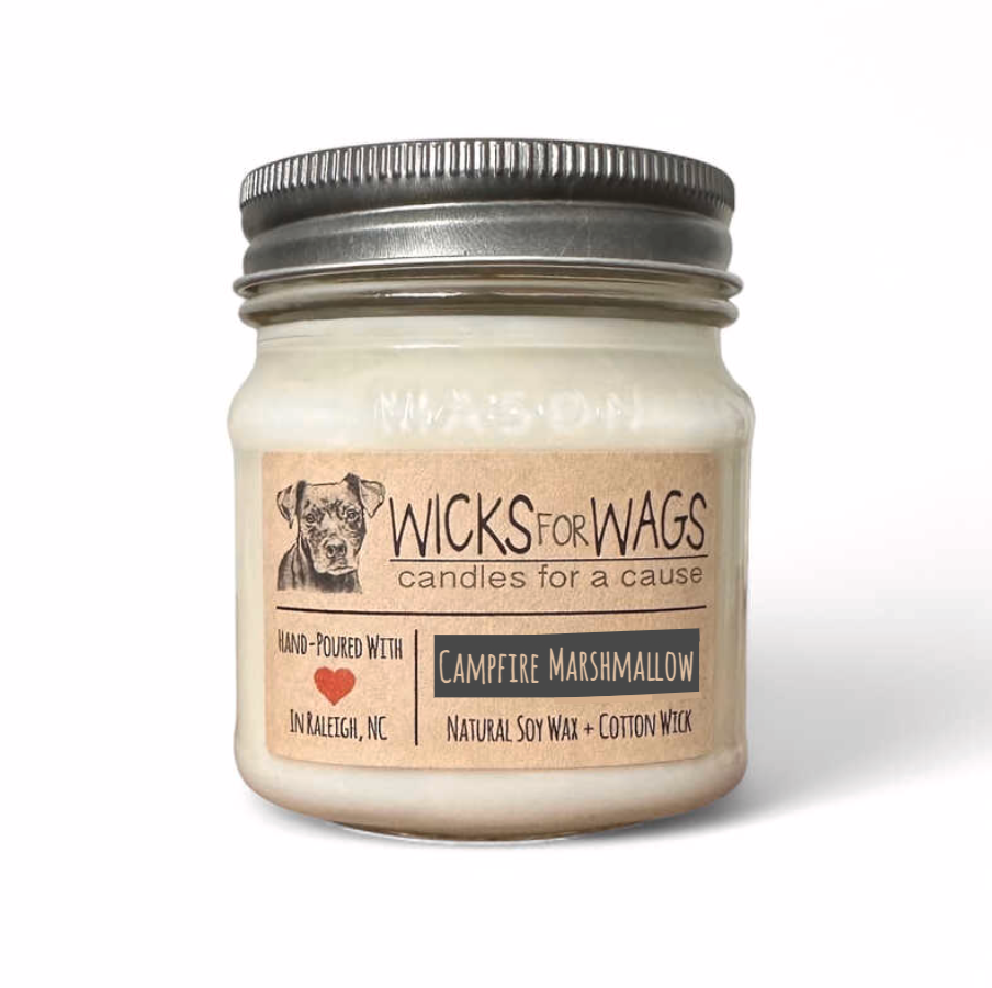 Campfire Marshmallow | 8oz Mason Jar