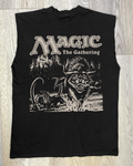 Mvgic The Gvthering Dire Wolves Cut-Off Black Shirt