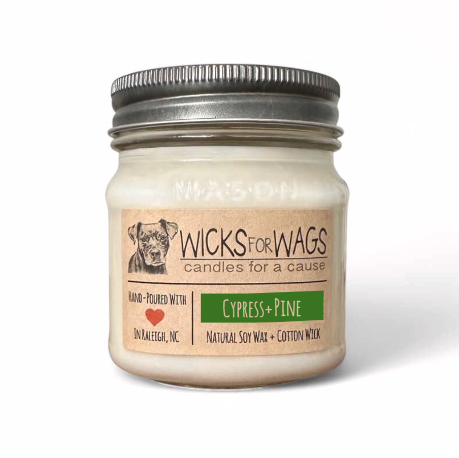 Cypress + Pine | 8 oz Mason Jar