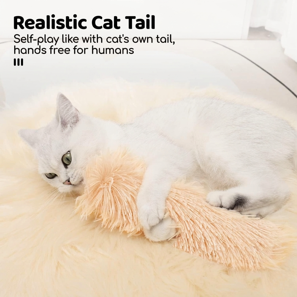 Interactive Catnip Plush Pillow