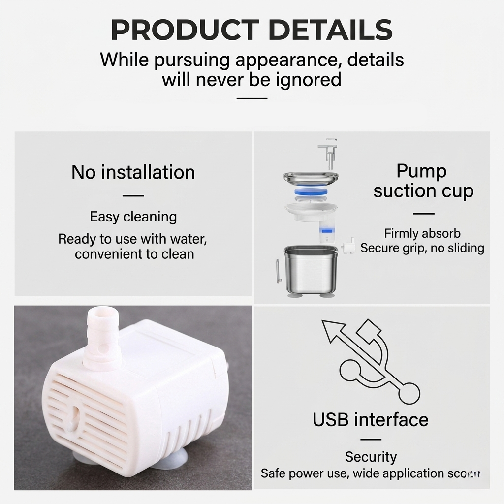Circulating Pet Water Fountain