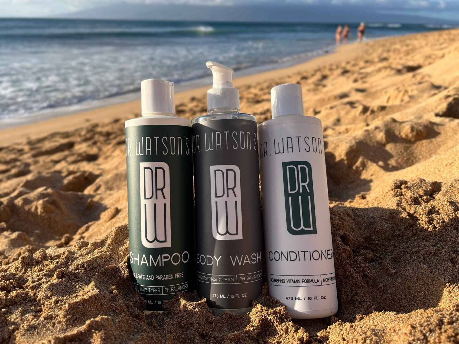 Trio of Sulfate Free Shampoo & Vitamin Rich Conditioner & Invigorating Body Wash | Dr. Watson's