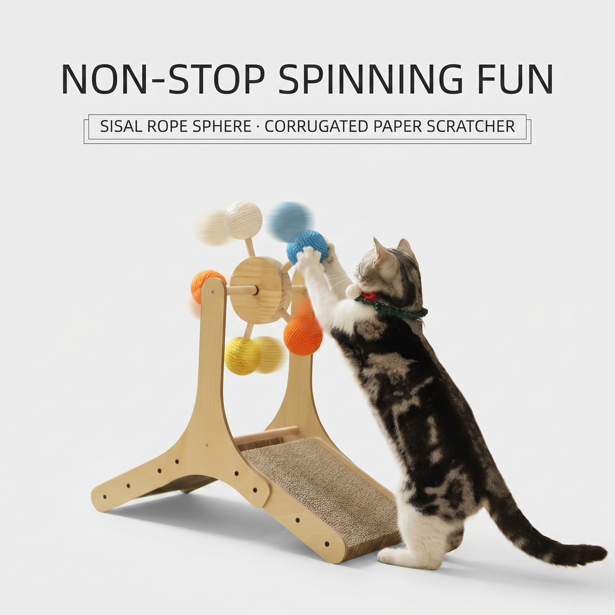 Interactive Ferris Wheel Cat Scratcher