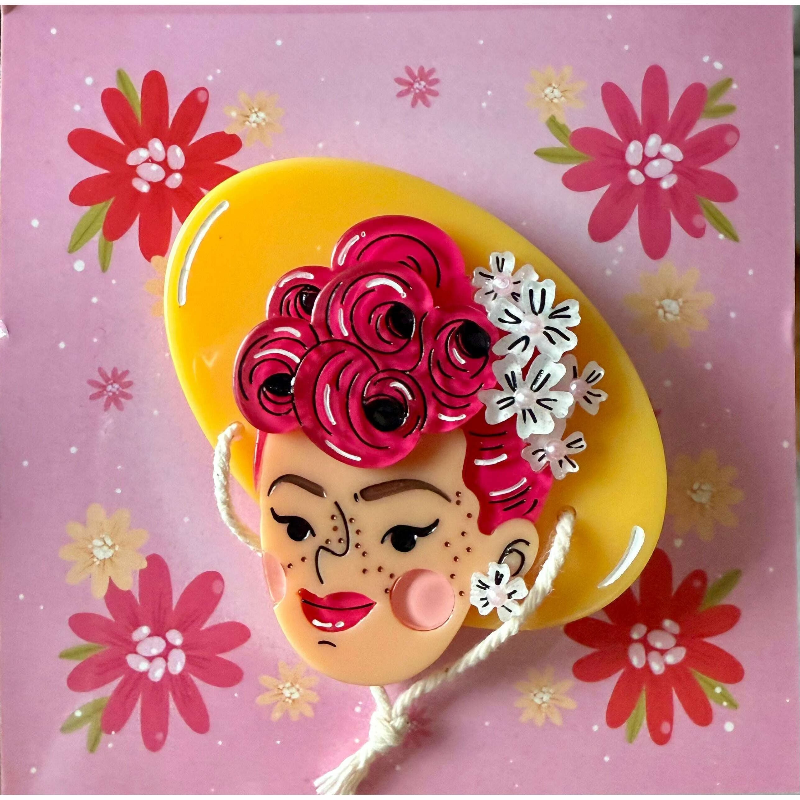 Elizabeth Brooch by Marla VonDuta x Lipstick & Chrome