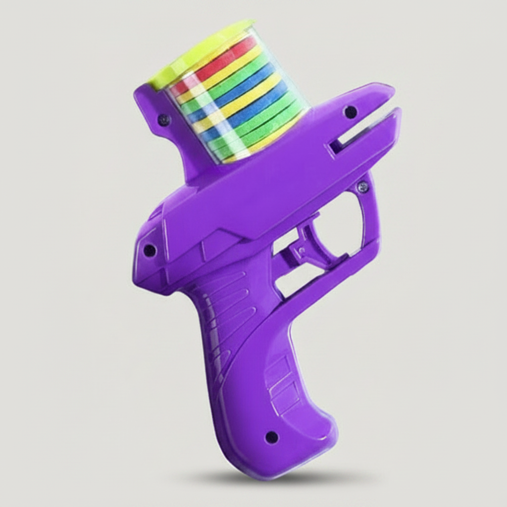 2-in-1 Disc Bullet Launcher Toy