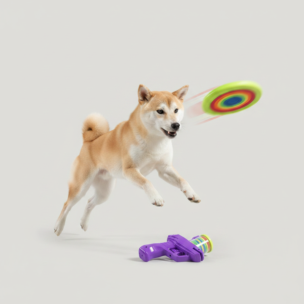2-in-1 Disc Bullet Launcher Toy