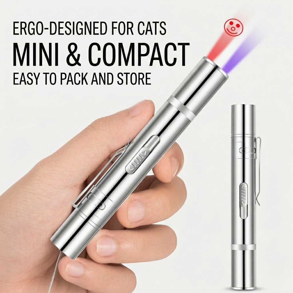 3-in-1 Laser Pet Toy & UV Flashlight Pen