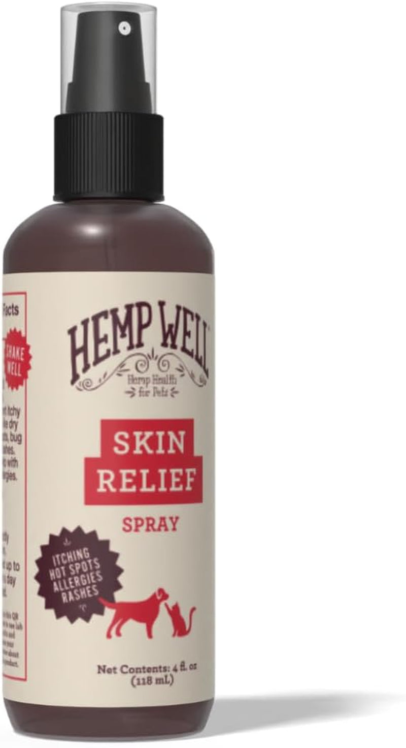 Hemp Itch Relief Spray for Dogs & Cats Skin Soothing Support