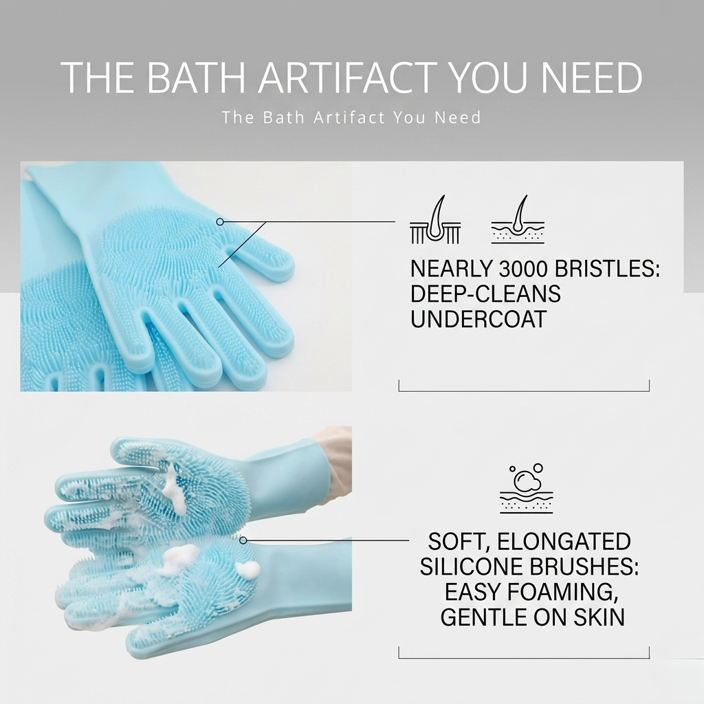 Silicone Pet Grooming Glove