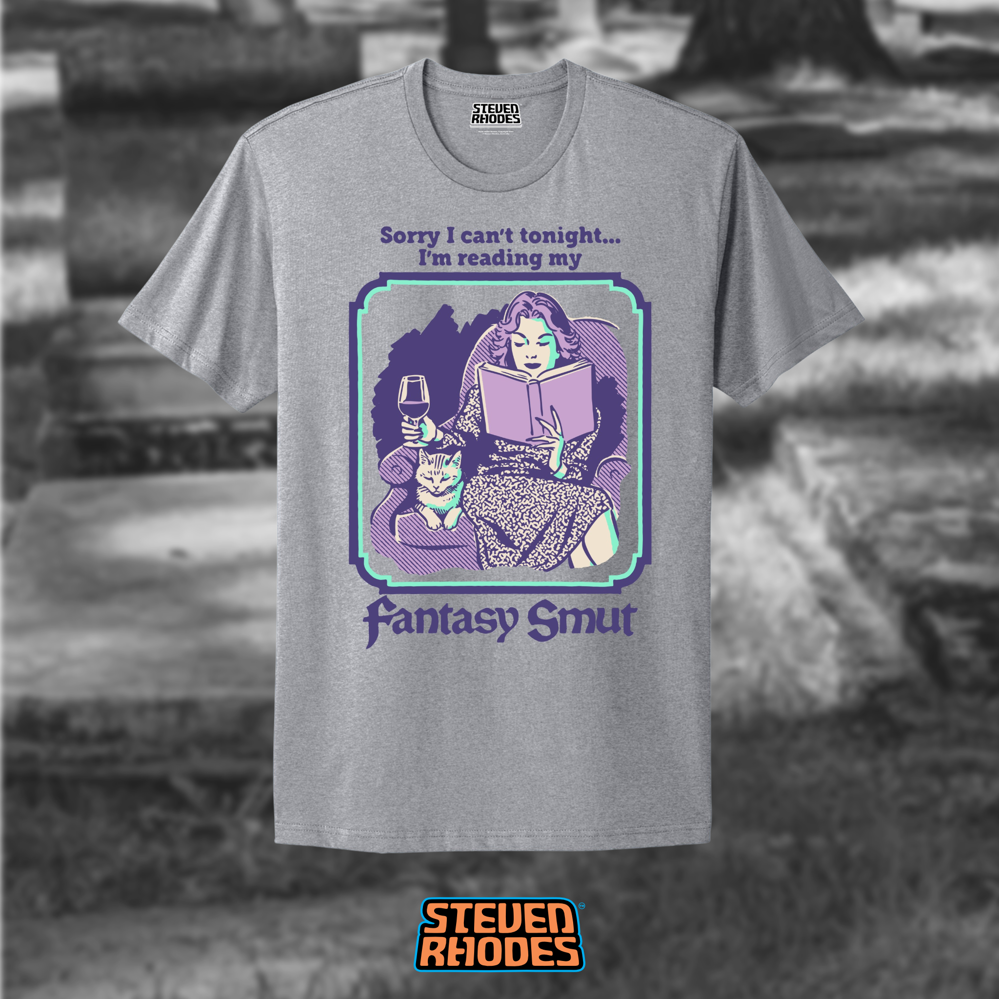 Fantasy Smut Heather Gray T-shirt