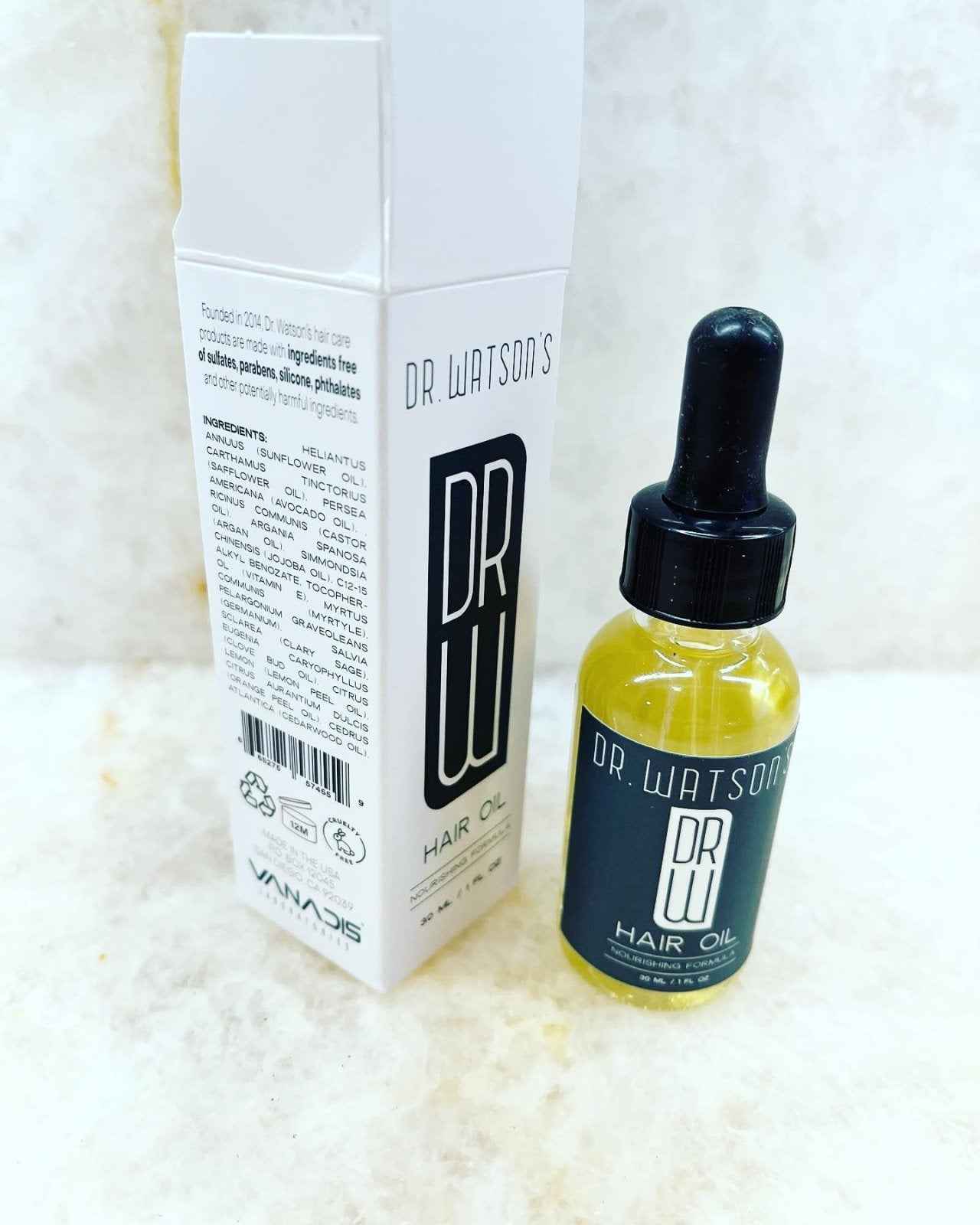 Nourishing and Moisturizing Hair Oil | Dr. Watson's