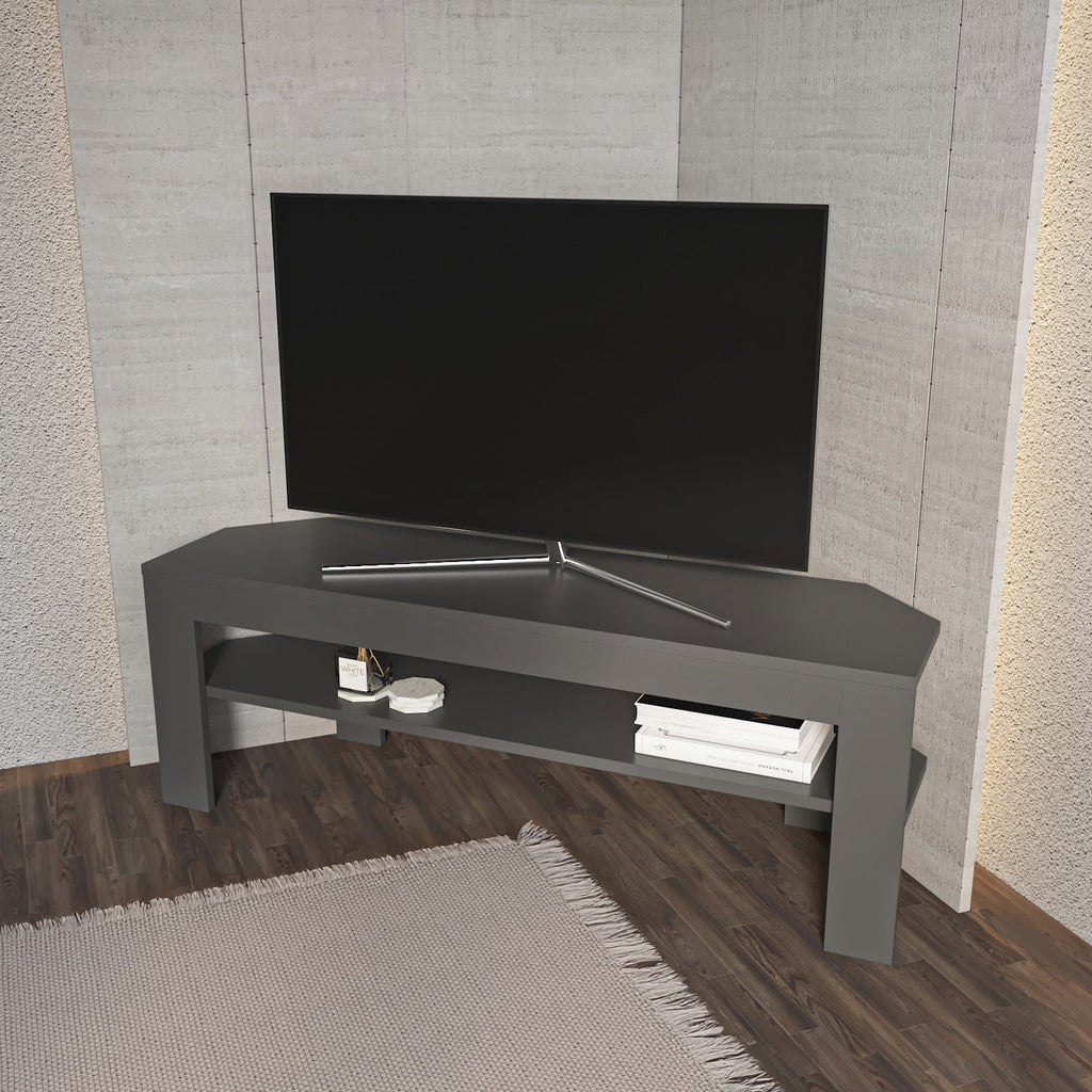Rita 47" Modern Space-Saving Corner TV Stand