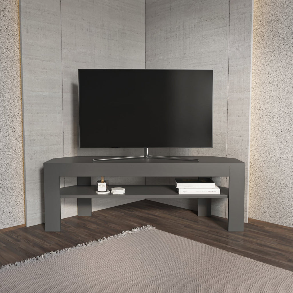 Rita 47" Modern Space-Saving Corner TV Stand
