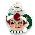 Jolly Jingler Elf Mug Brooch by Lipstick & Chrome