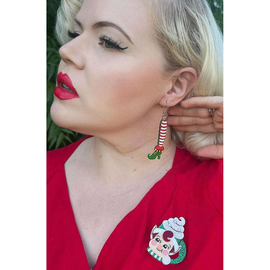 Jolly Jingler Elf Mug Brooch by Lipstick & Chrome