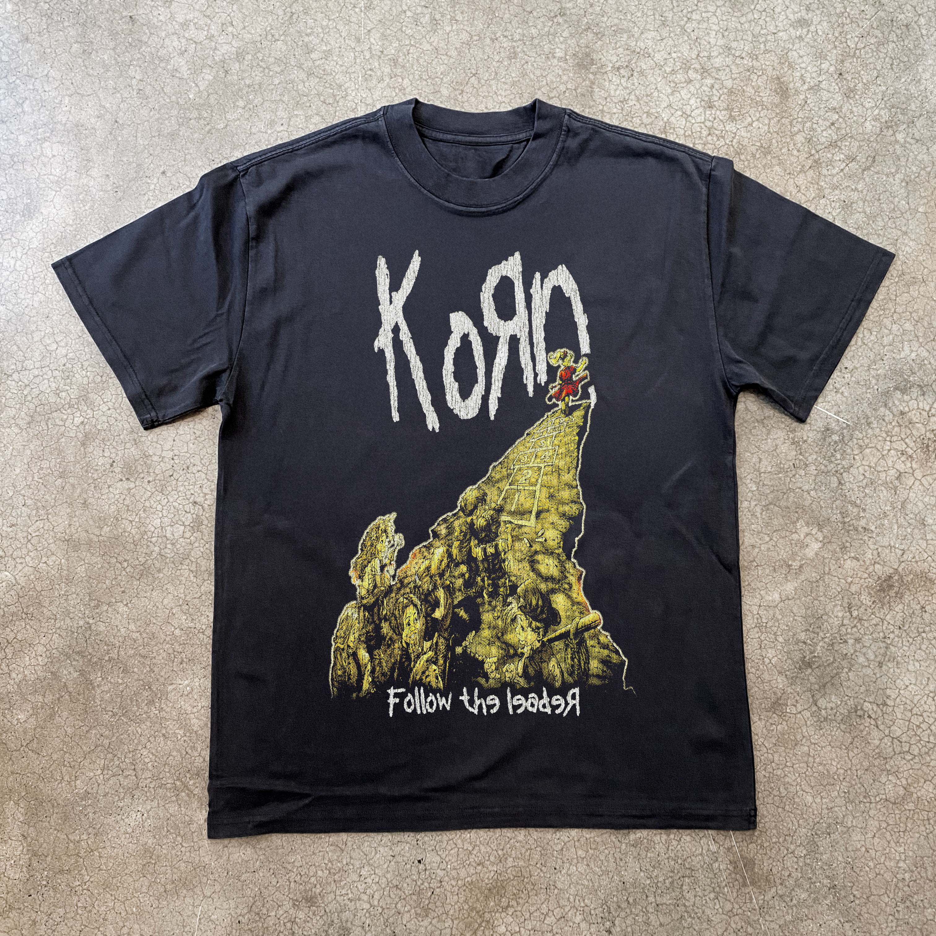 98 Korn Follow The Leader Promo Black T-Shirt