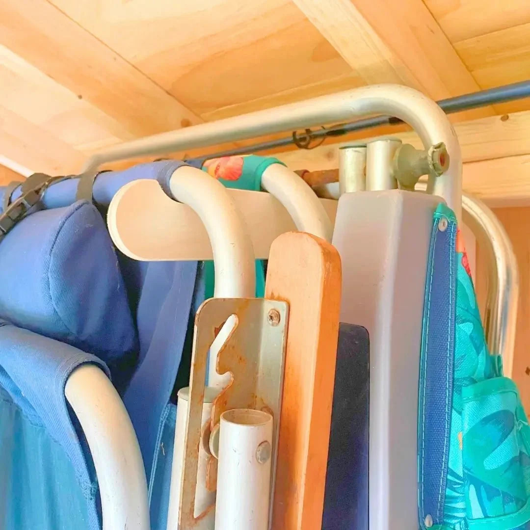 Lawn Chair Organizing Stud Mounted Hooks