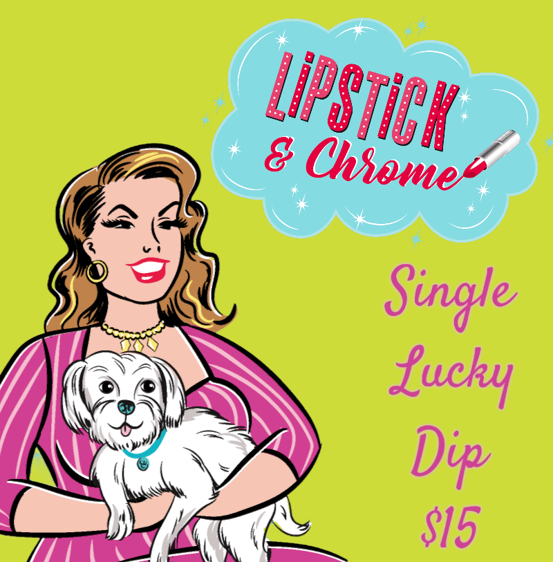 Mystery Brooch Lucky Dip | Lipstick & Chrome