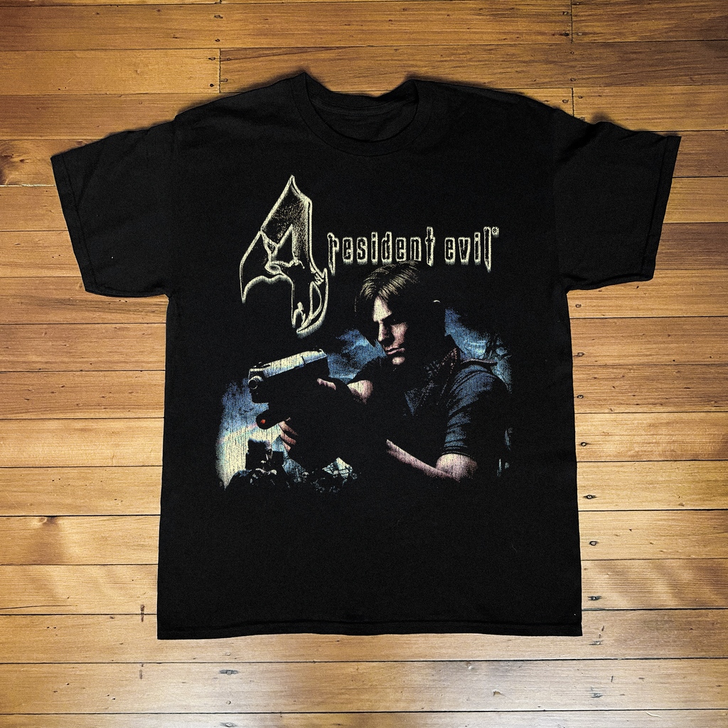 05 Resident Evil 4 Ps2 Black T-Shirt