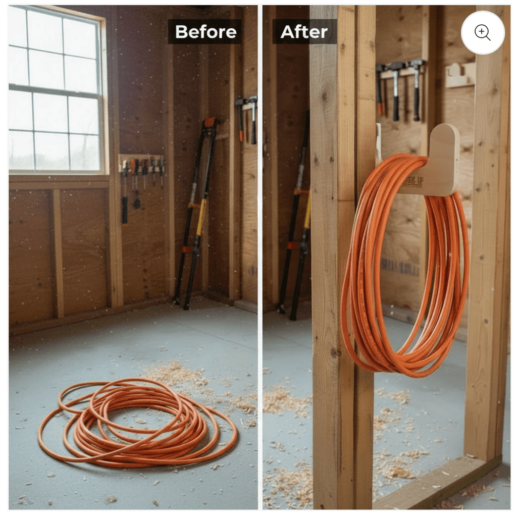 Multi-Purpose Utility Organizer Hooks - Stud Mounted