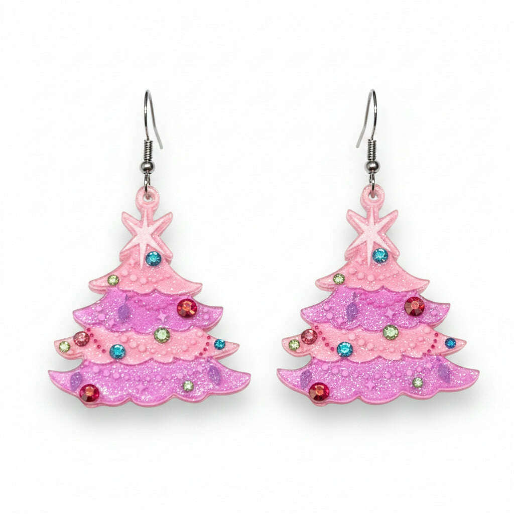 Pinkmas Glam Brooch by Miss Fluff x Lipstick & Chrome