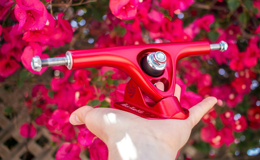 V3 180mm 50º Longboard Trucks Scarlet Red