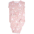 Pink Bunny Floral Big Kid Pajama Set