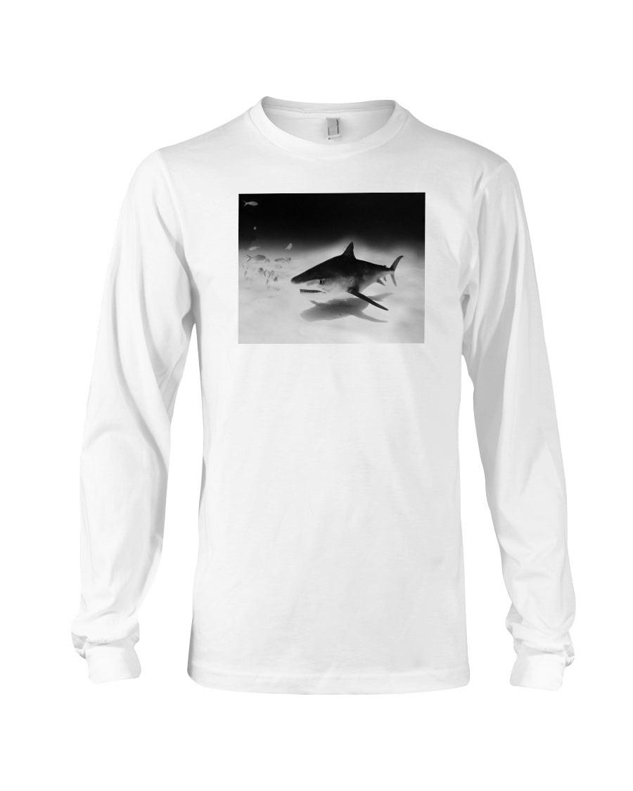 Tiger Shark Approach, Bimini Shark Labs, Moss Apparel, Long Sleeve T-Shirt