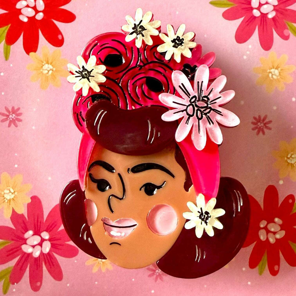 Rosita Brooch by Marla VonDuta x Lipstick & Chrome