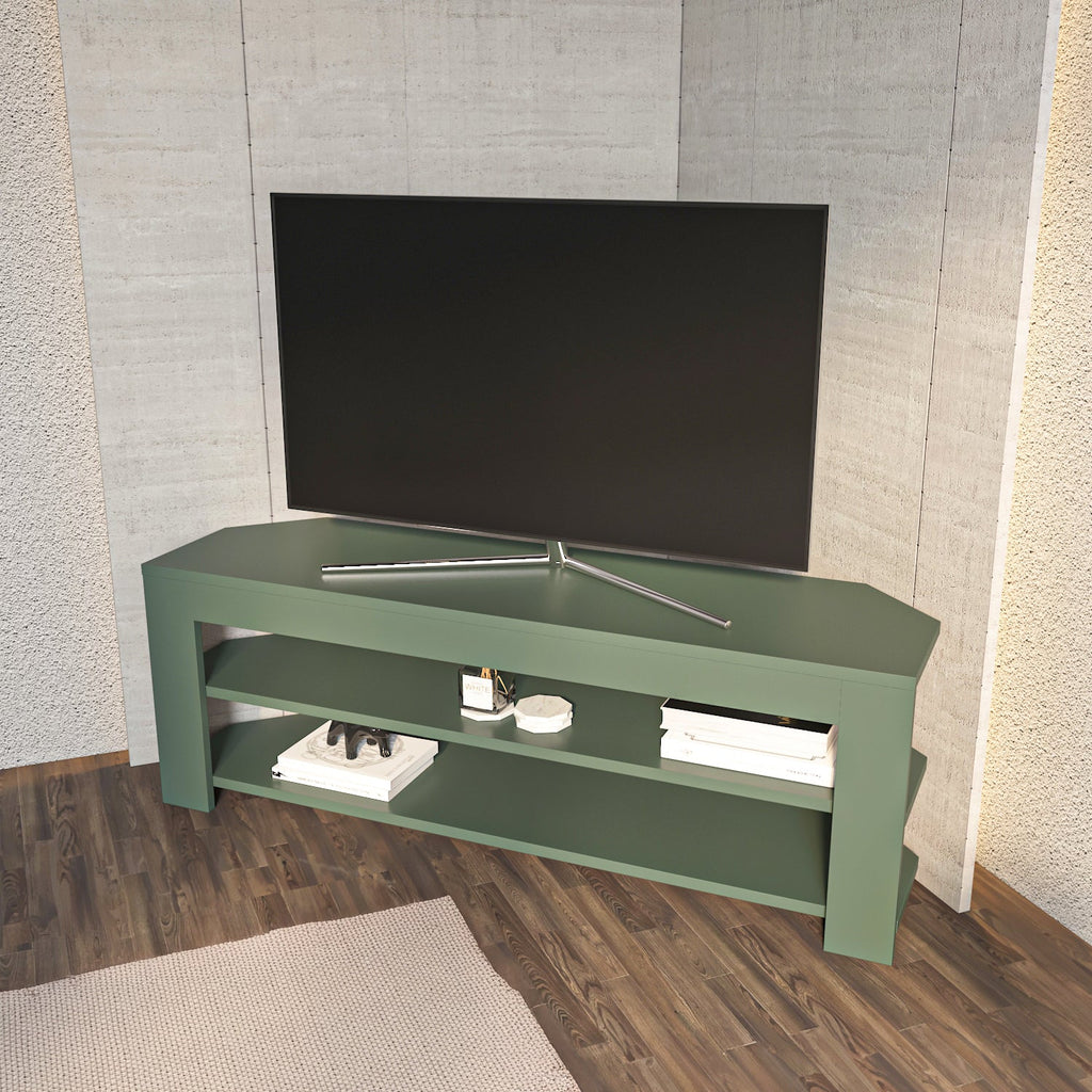 Rita 47" Modern Space-Saving Corner TV Stand