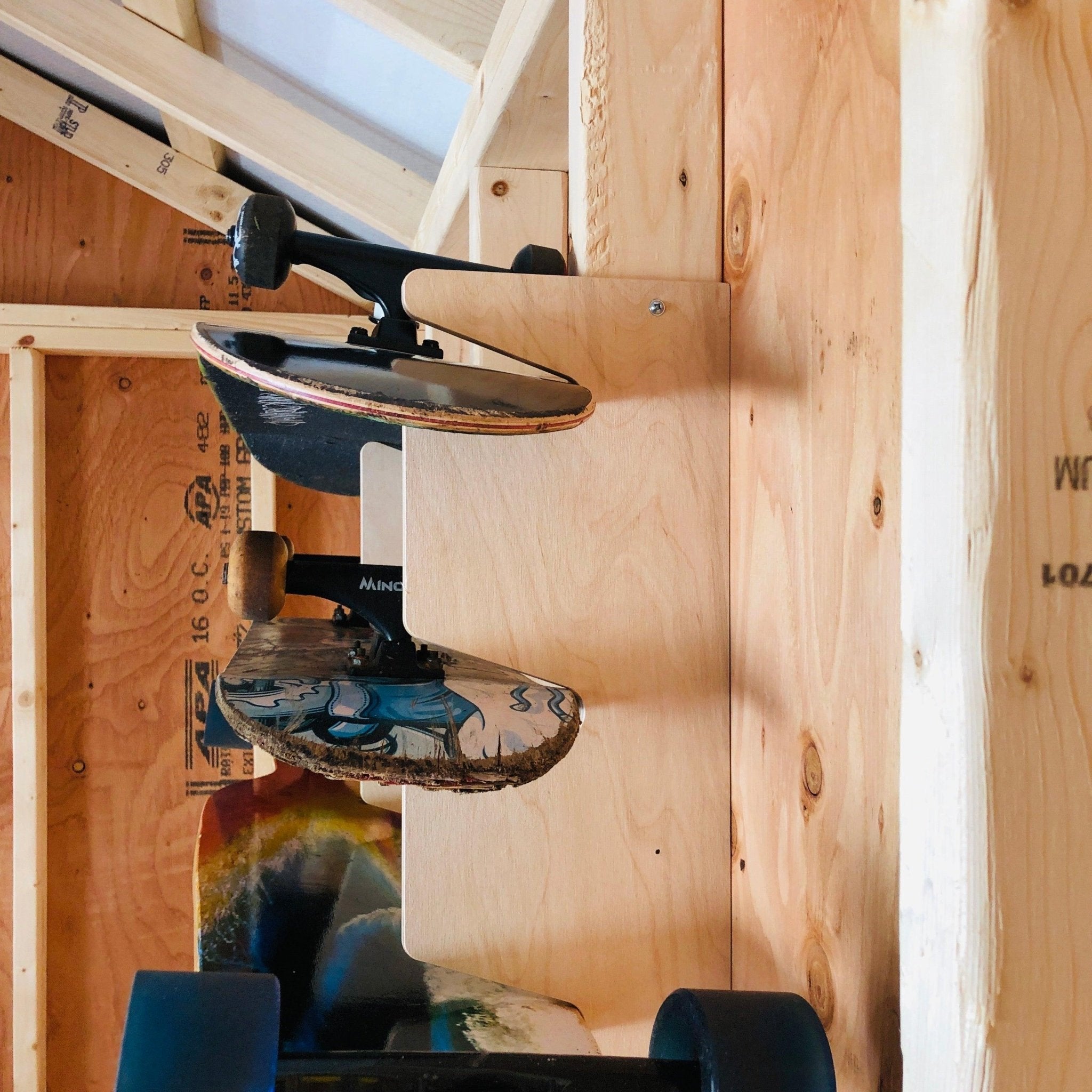Snowboard Stud Mounted Rack