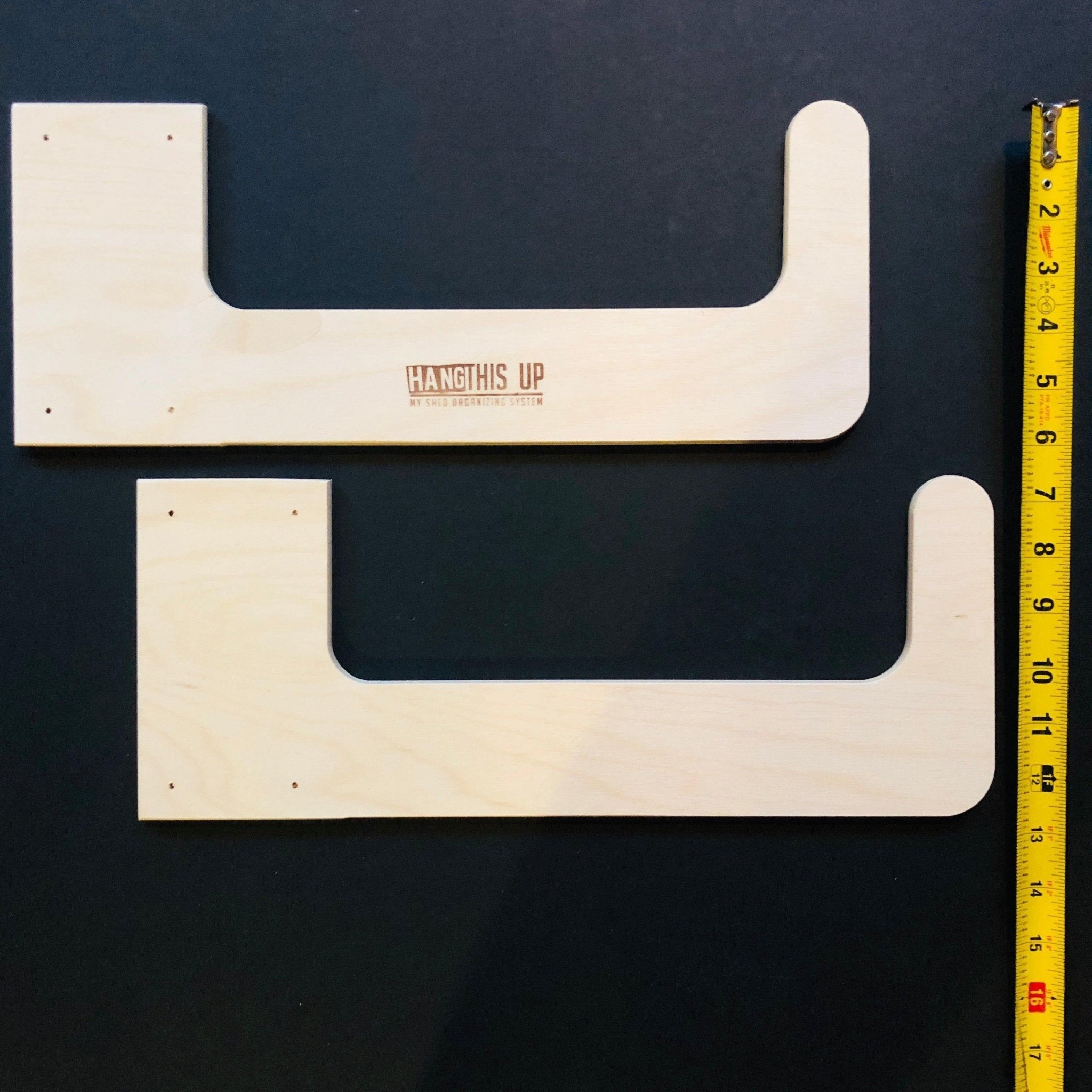 Stud Mounted Shed Storage Organizer
