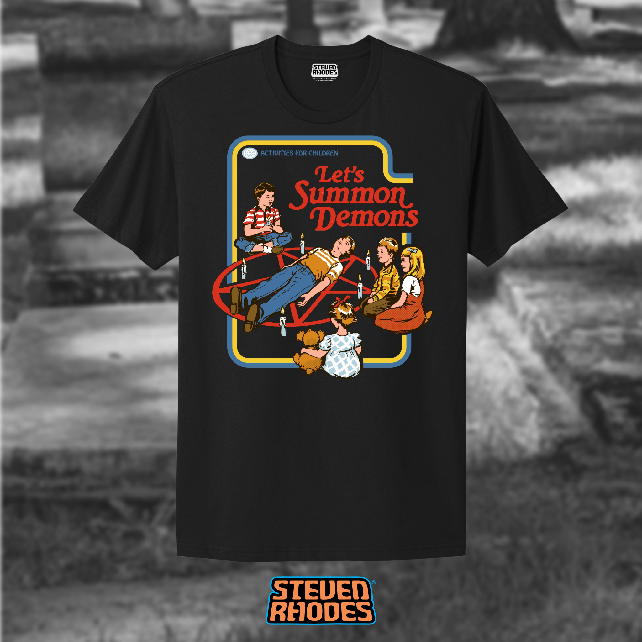 Let's Summon Demons Black T Shirt
