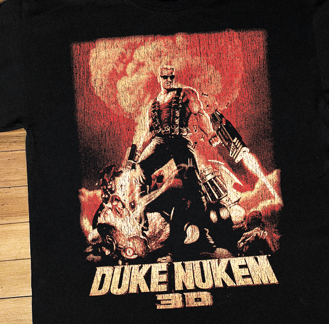 96 Duke Nukem 3D Ps1 Black T-Shirt