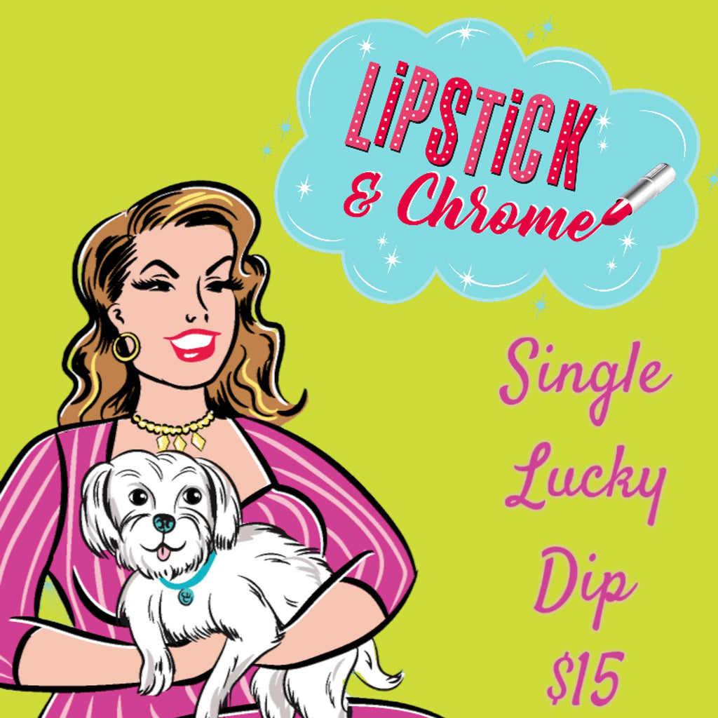 Mystery Brooch Lucky Dip | Lipstick & Chrome
