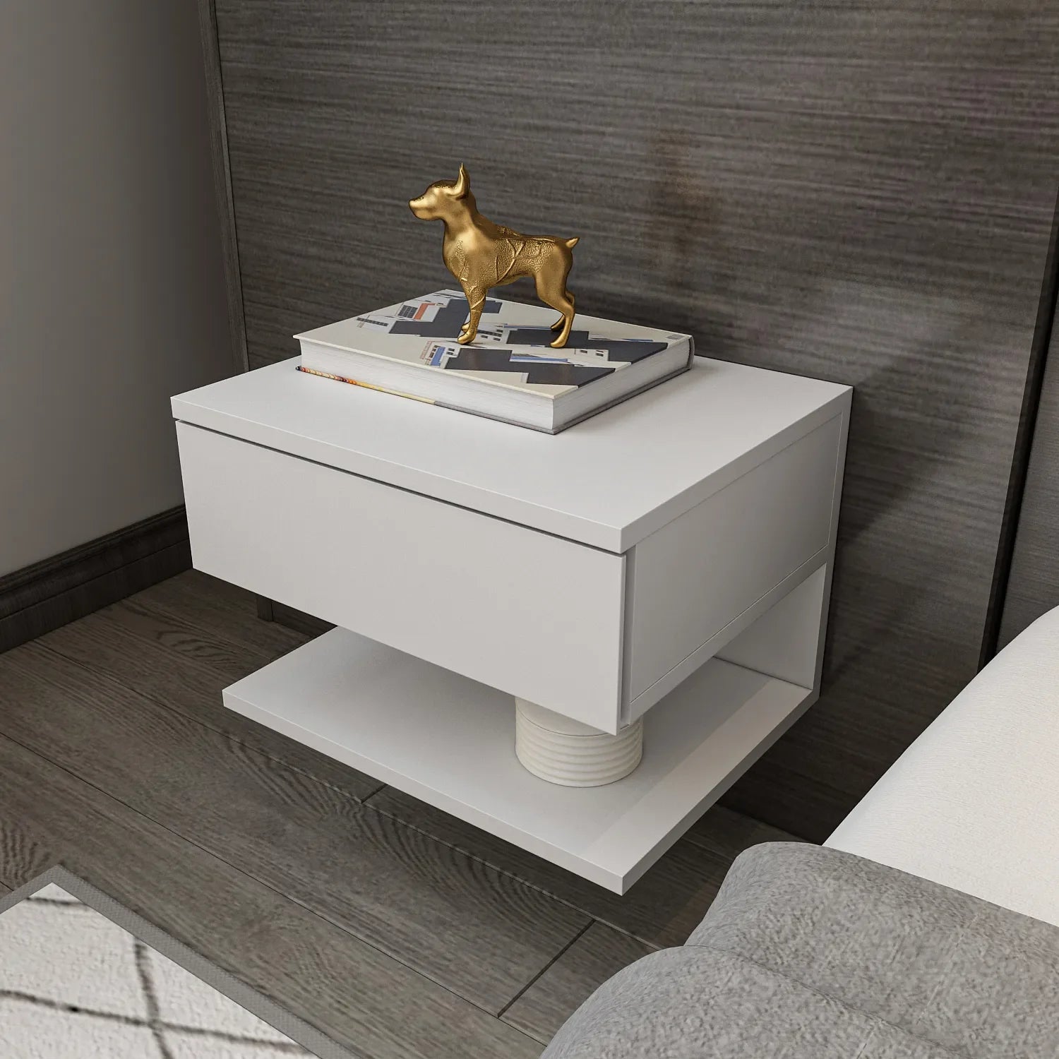 Vivid Floating Modern Nightstand